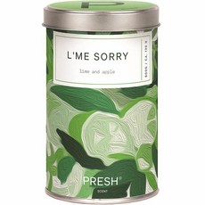 PRESH 大豆香氛蠟燭 L號, 600g, L'ME SORRY 青檸蘋果, 1罐