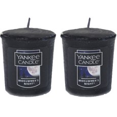 YANKee CANDLe 香氛蠟燭, 仲夏夜, 49g, 2個