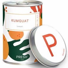 PRESH 大豆香氛蠟燭 M號, 220g, Kumquat 金橘, 1罐