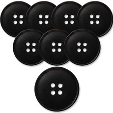 동대문단추왕 고급 무광 코트 가디건 단추 25mm, BK(레이블), 8개 레이블, 8개, BK(레이블)