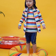 아동용 뉴워터 래쉬가드 모자 3종 세트