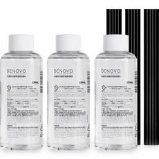 디노보 디퓨저 리필액 150ml x 3p + 블랙 리드스틱 15p 세트, 레몬라벤더, 1세트