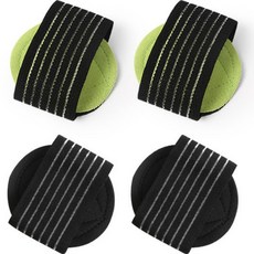 Wing Coco 足弓墊帶 2 種 x 2p 套組, 黑色, 1組