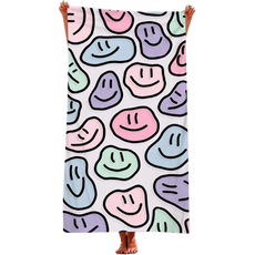 소니오 스마일 마이크로 화이버 비치타월 70 x 150 cm, TYPE01, 1개