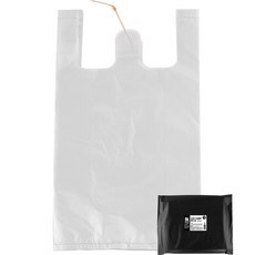 무상표 손잡이비닐봉투 백색 황대 44 x 72 cm 36L 70p, 70개 70장