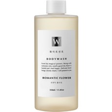 화이트센트 크림샤워 모이스처 바디워시 로맨틱 플라워, 350ml, 1개
