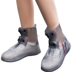 登山鞋高級型防水套 07 2入組, 灰色, 1組