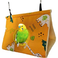 鳥類用四季帆布鸚鵡鳥巢三角形 A型 中, 6 號, 1個