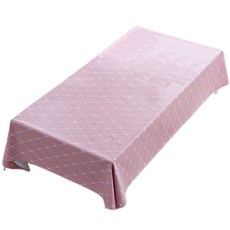 바디보 방수 테이블 커버 식탁보, 핑크, 90 x 90 cm