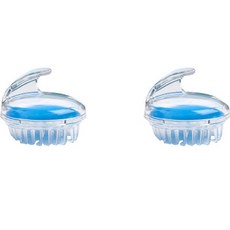 두피 마사지 브러쉬, 블루, 2개