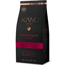 카누 원두 커피 크리미 버건디, 홀빈(분쇄안함), 200g, 1개 1개, 200g, 홀빈(분쇄안함)