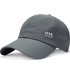 JEEP SPIRIT 웰리스 심플 메쉬 볼캡 야구모자 + 지프전용포장 - 군모지프