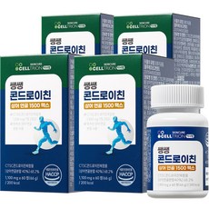 셀트리온 이너랩 쌩쌩 콘드로이친 상어연골 1500 맥스, 60정, 4개