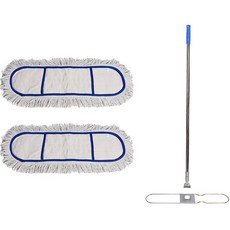 크린메이트 백사 대걸레 105cm 2p + 프레임 + 스텐봉 세트, 1세트