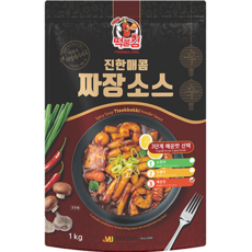 떡불킹 진한 매콤 짜장소스 매운맛, 1kg, 1개