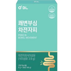 비엘 쾌변부심 차전자피 파인애플맛 30p, 180g, 1개