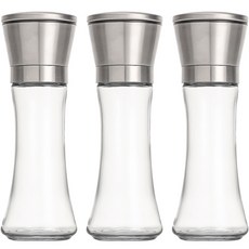 건파더 스텐 소금 후추 입자조절 그라인더, 200ml, 3개