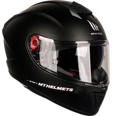 엠티헬멧 블레이드 2 SV 풀페이스 오토바이 헬멧 + 핀락 필름 세트, MATT BLACK(헬멧)