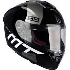 엠티헬멧 블레이드 2 SV 풀페이스 오토바이 헬멧 + 핀락 필름 세트, 89 BLACK GREY(헬멧)