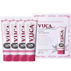 뷰카 클래식 고불소 잇몸케어 치약 프레쉬민트향 4p, 440g, 1개