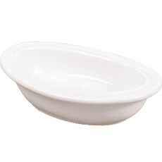 Syracuse CHINA 楓葉橢圓醬料碗 10cm, 白色, 1個