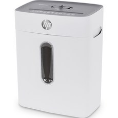 HP 8매세단 파지함 스테플러심세단 소형 문서세단기 15L, W1508CC-K1, 화이트