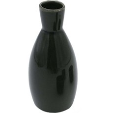 月鹽韓國產迷你燒酒瓶酒瓶陶瓷清酒瓶竹子酒壺 深綠色 250ml, 1個