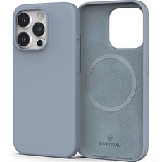 신지모루 맥세이프 소프트그립 실리콘 컬러 휴대폰