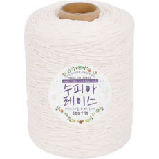 털실나라 수피아 레이스 미니콘 코마코튼 뜨개실 200g, 202 아이보리, 1개 202 아이보리, 1개