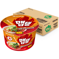 삼양식품 맵탱 큰컵 청양고추대파 라면 110g, 16개