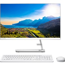 레노버 아이디어센터 올인원 일체형 PC White ideaCentre AIO3-24ITL6 i5 (i5-1135G7 WIN미포함 HDD 1TB + NVMe 256GB DDR4 8GB 60.45cm)