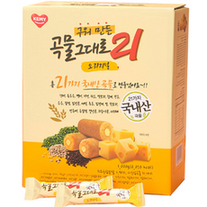 Gokmulgeudaero21 21種穀物夾心捲 經典原味, 1kg, 1盒