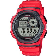 CASIO 卡西歐 男款軍用世界時間電子手錶 AE-1000W