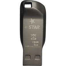 eSTARSSD 2 USB 메모리 그레이 CHAM, 8GB