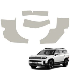메이튼 디 올 뉴 싼타페 MX5 순정 컬러 가죽 카울사이드 스크래치 커버, 웜 그레이 M186-7J
