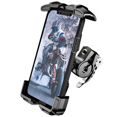 Artigiano摩托車手機支架, 黑色, 單品, 1個