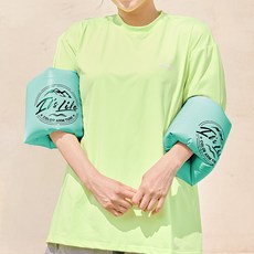ITS LIFE 戲水彩色手臂浮力圈 2入, 1個, 薄荷