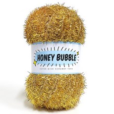 니뜨 허니버블 수세미 뜨개실 90g, 46 골드, 1개