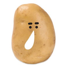 핫티몰 실사 프린팅 과일 채소 투명 아크릴 스마트톡, 감자, 1개