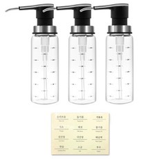 티도요 뉴 펌프 오일병 300ml x 3p + 스티커 세트, 1세트