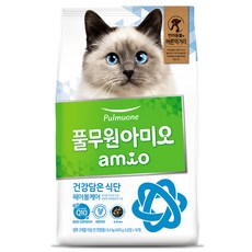 풀무원아미오 고양이 건강담은 식단 기능성 사료, 헤어볼, 6.4kg, 1개