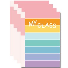 키즈바인더 초등 저학년 줄노트 15줄 B5, 핑크, 4개