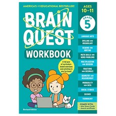 Brain Quest Workbook:5th Grade Revised Edition, Brain Quest Workbook, Workman Publishing, Heos, Br.., Workman Publishing