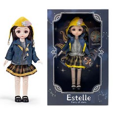 Joy Kids星之精靈Estelle星座球關節娃娃 30cm+娃娃服裝組, 天秤座