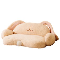 반려동물 둥둥펫 래빗 쿠션 방석, 베이지