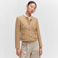 MANGO(망고) WOMAN 자켓 CHAQUETA 103 CARLA Light Beige 57045148