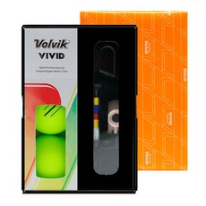 Volvik 新款生動霧面高爾夫球 3P + 彩虹功能 T恤高爾夫禮品套裝, 1個, 綠色