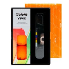 Volvik 新款生動霧面高爾夫球 3P + 彩虹功能 T恤高爾夫禮品套裝, 1個, 橘子