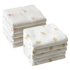 베이비앤아이 소프트 사각 천 기저귀 2종 x 5p 세트, 바니, 뭉이, 1세트