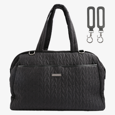  폼포라 수납용 크루즈백 + 유모차걸이 2p 세트, 블랙, 1세트 